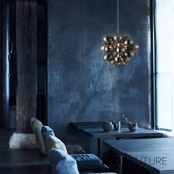 Innerspace - Bubbles Black Chandelier